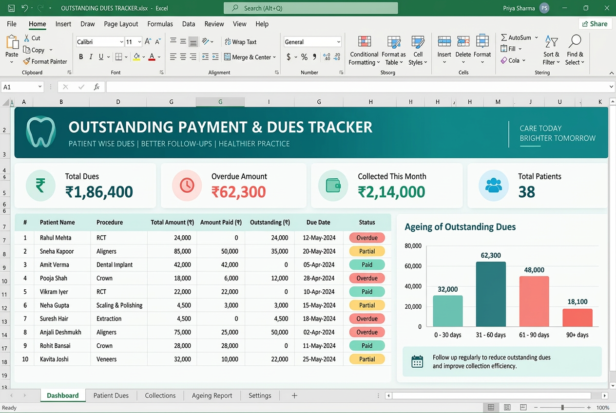 Outstanding Payment & Dues Tracker preview